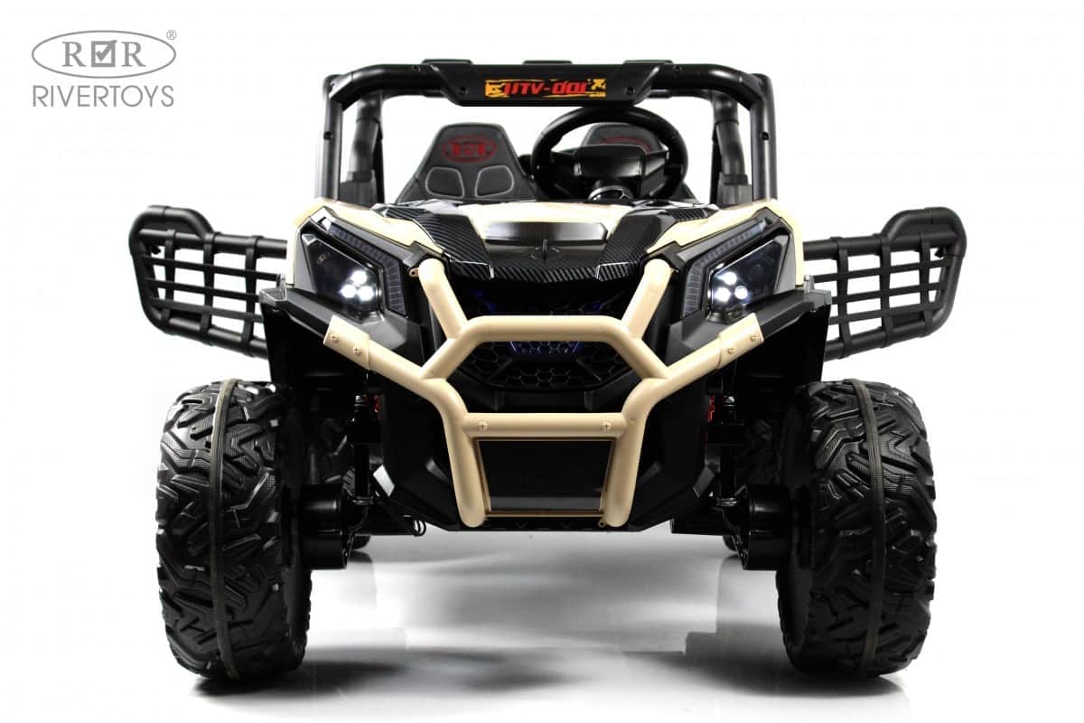 картинка Детский электромобиль K777KK LUX 4WD кремовый 