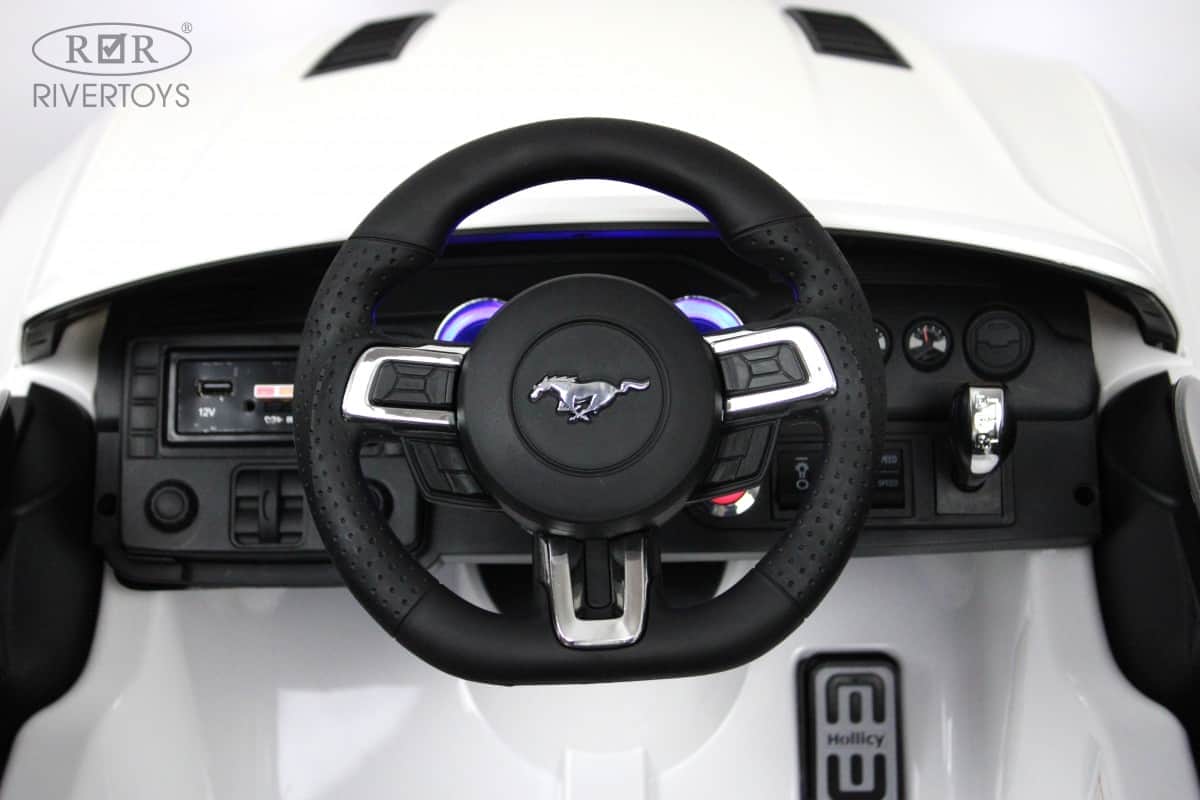 картинка Детский электромобиль Ford Mustang GT (A222MP) белый 