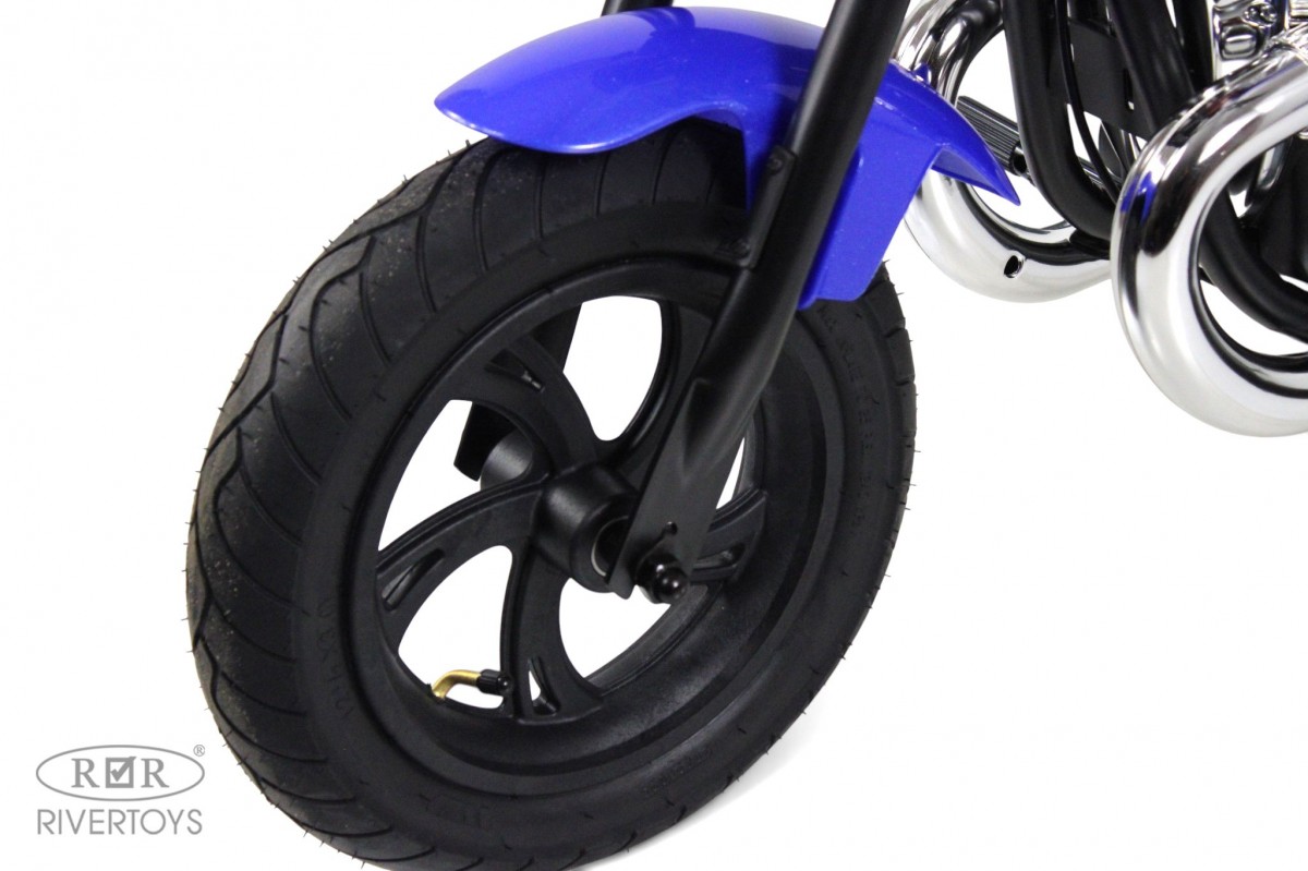 картинка Детский электромотоцикл BMW R18 (A777AA-NEW) синий 