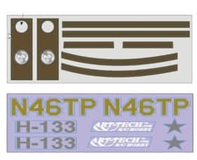 картинка Набор наклеек MD500 Camo Art-tech 45032 