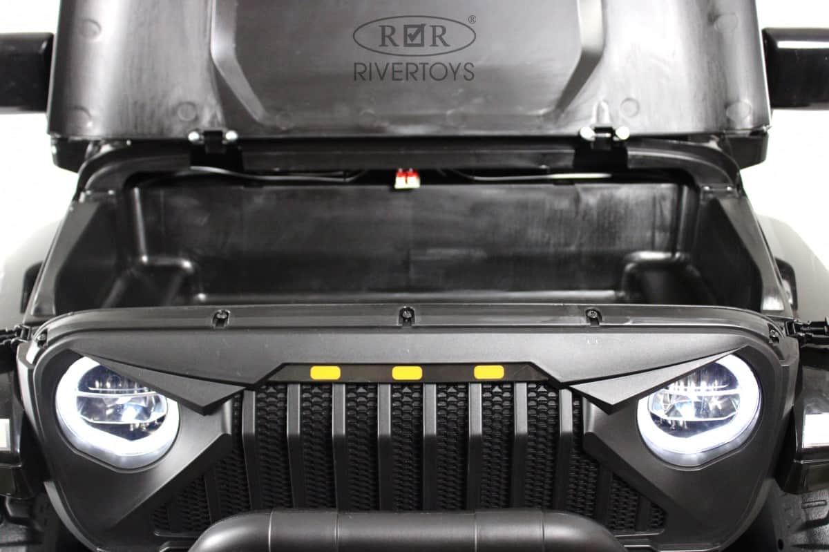 картинка Детский электромобиль Jeep A222AA черный 