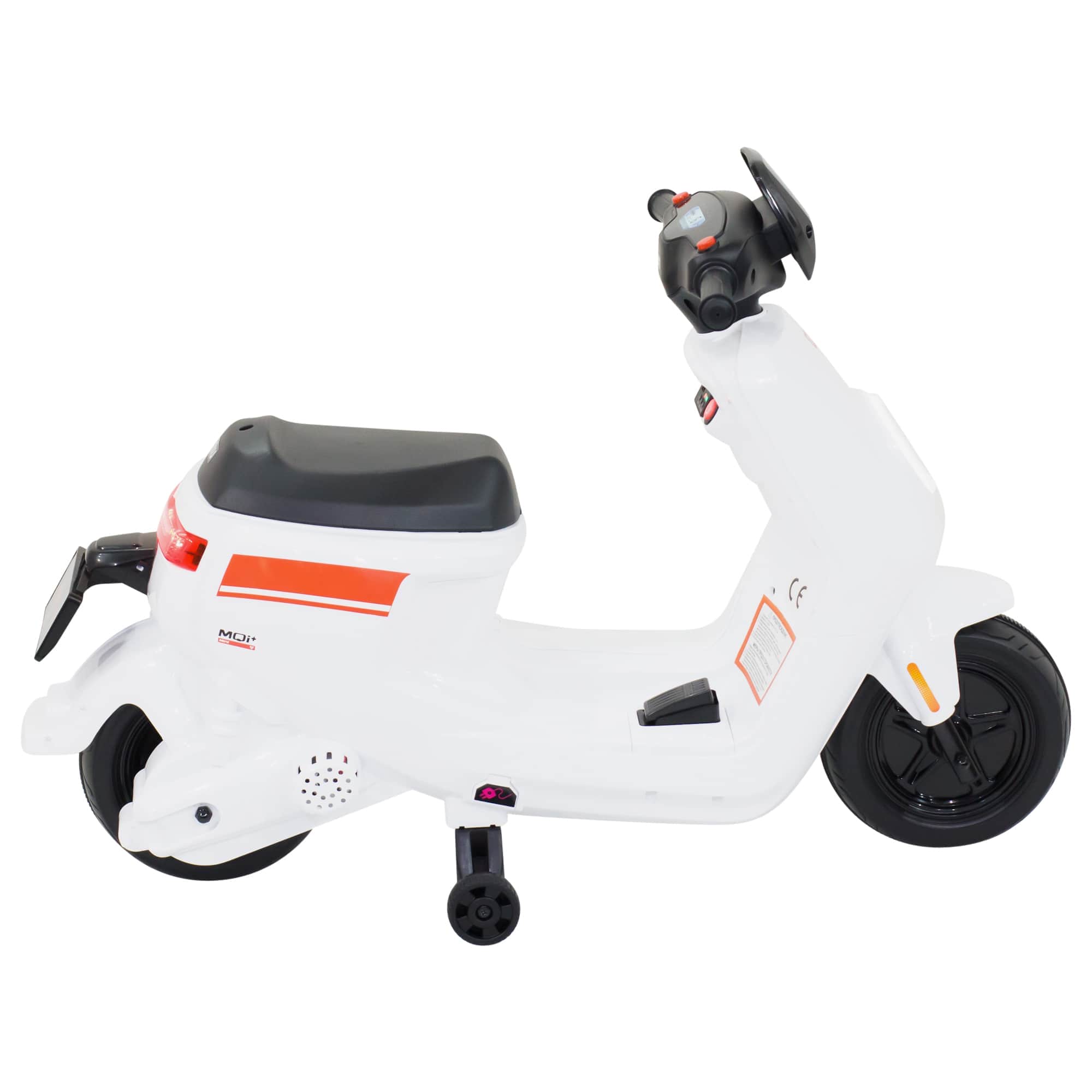 картинка Детский электромотоцикл скутер с пультом управления NIU MQi+ Sport 12V - AHL012-WHITE 