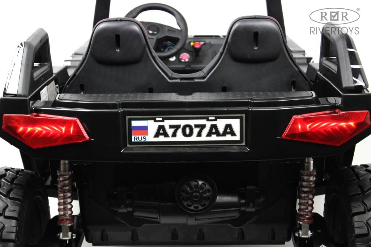 картинка Детский электромобиль A707AA 4WD черный Spider 
