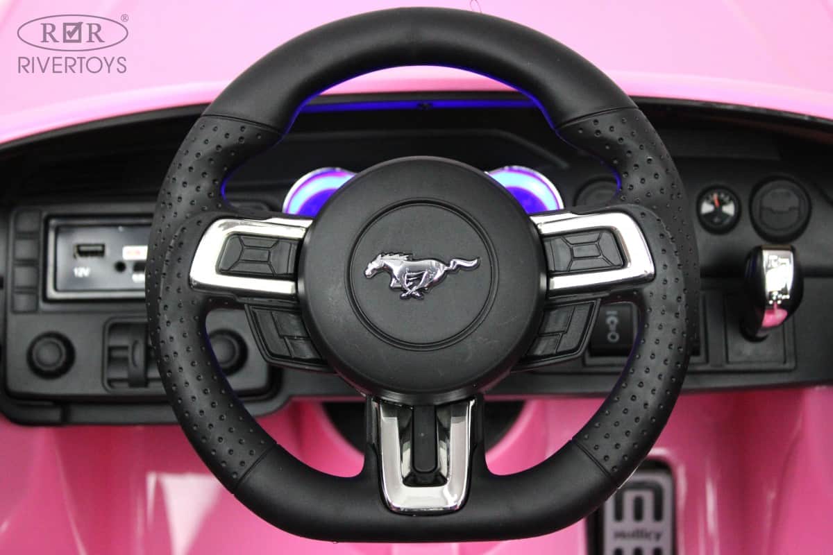 картинка Детский электромобиль Ford Mustang GT (A222MP) розовый 