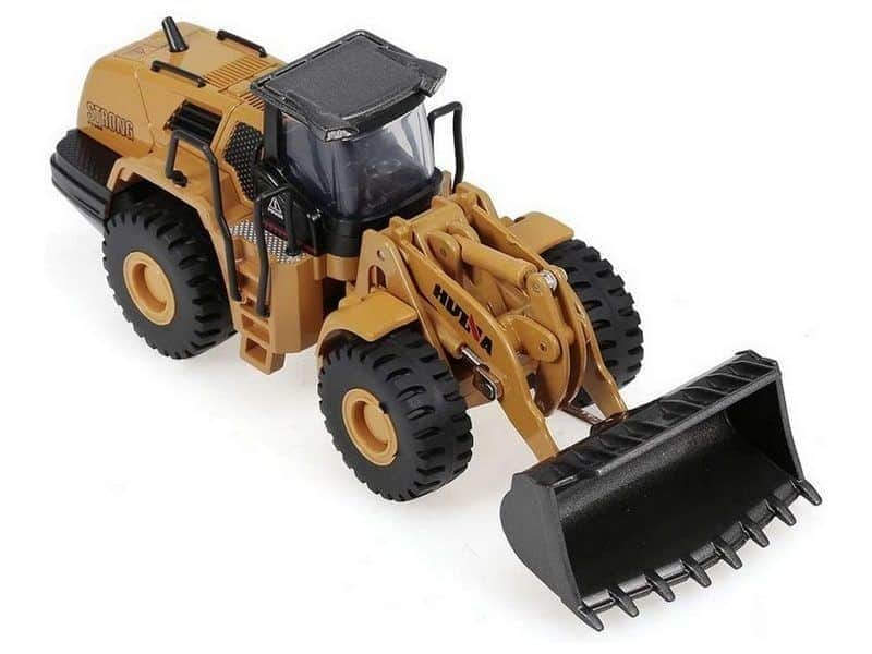 картинка Металлический бульдозер-погрузчик HuiNa Toys 1:50 - HN1714-2 