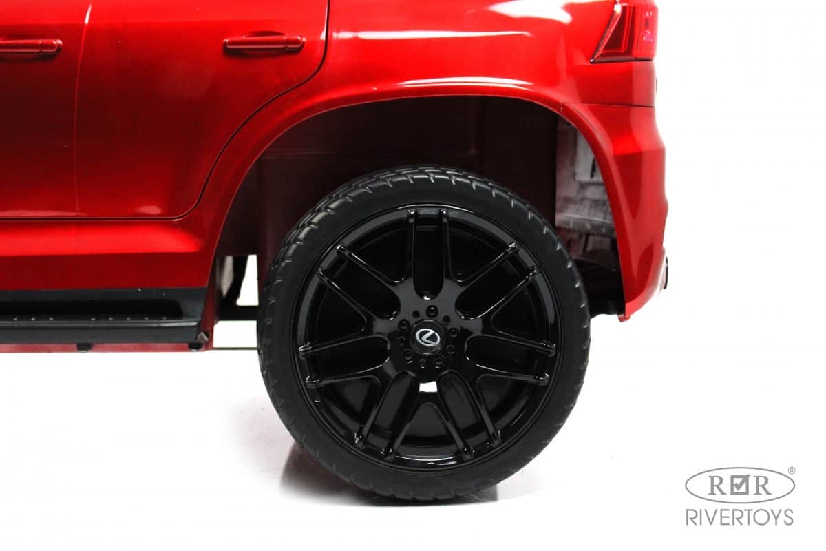 картинка Детский электромобиль Lexus 570 (E555EE) красный глянец 