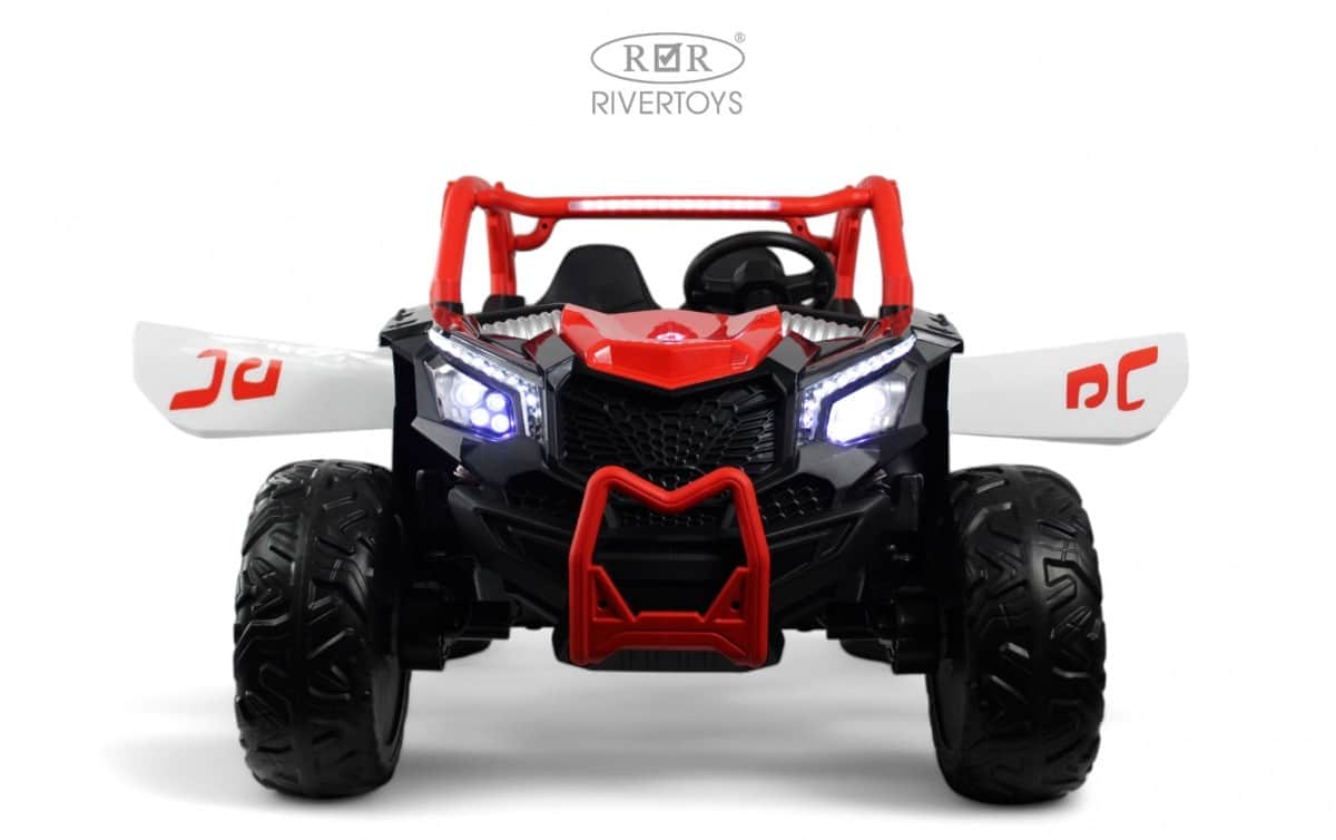 картинка Детский электромобиль X707XX черно-красный 