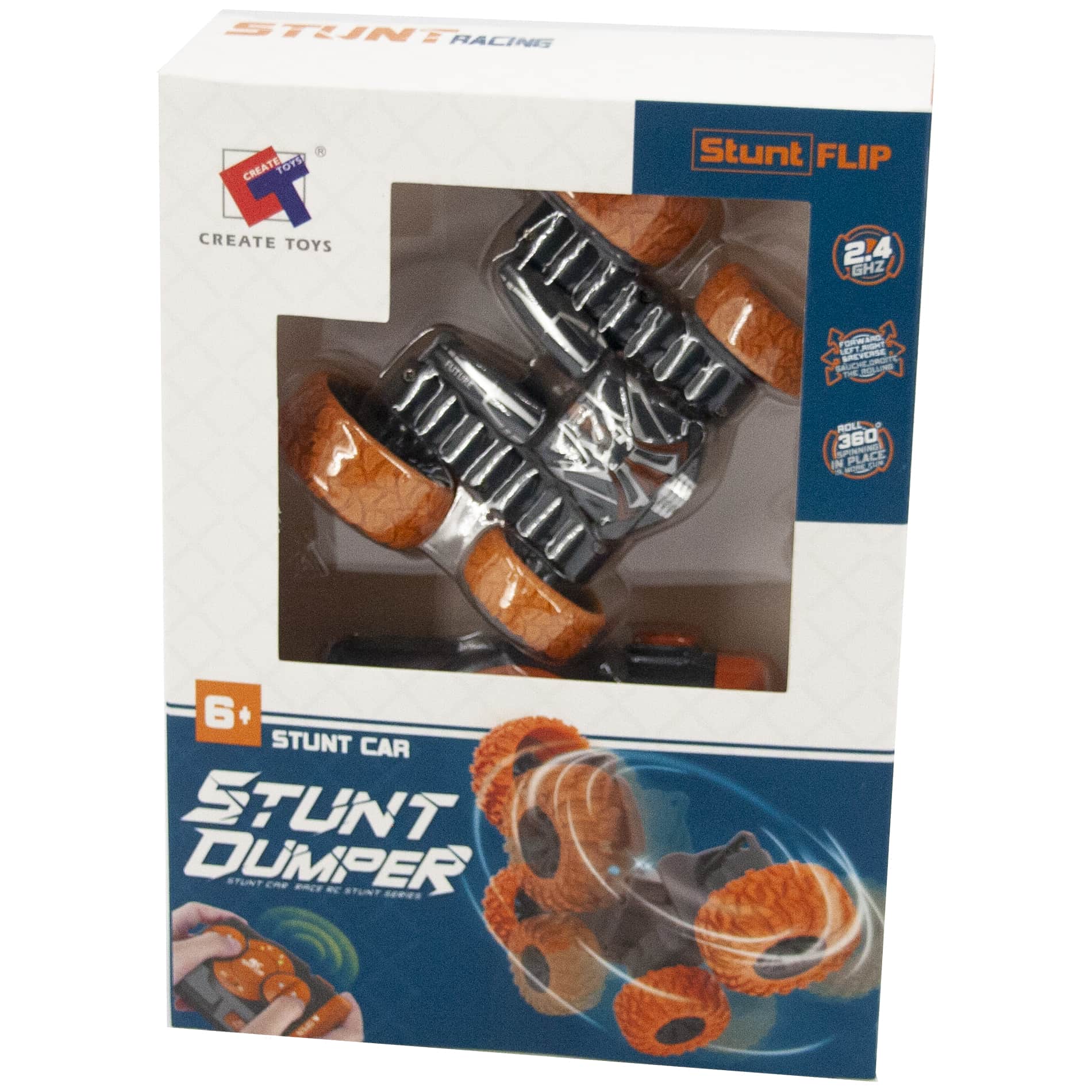 картинка Радиоуправляемый перевертыш Orange Stunt Dumper Car 2.4G - CT-8034 