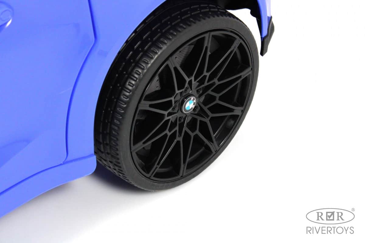 картинка Детский электромобиль BMW M4 (A004AA) синий 