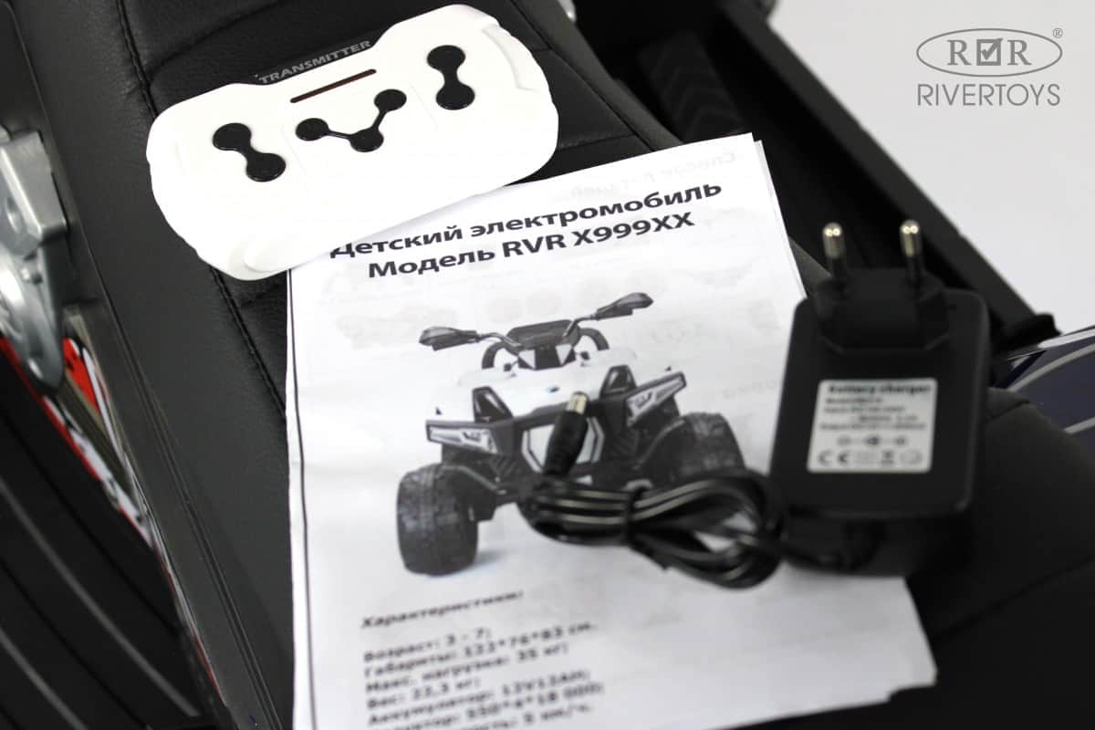 картинка Детский электромобиль X999XX черный спайдер 