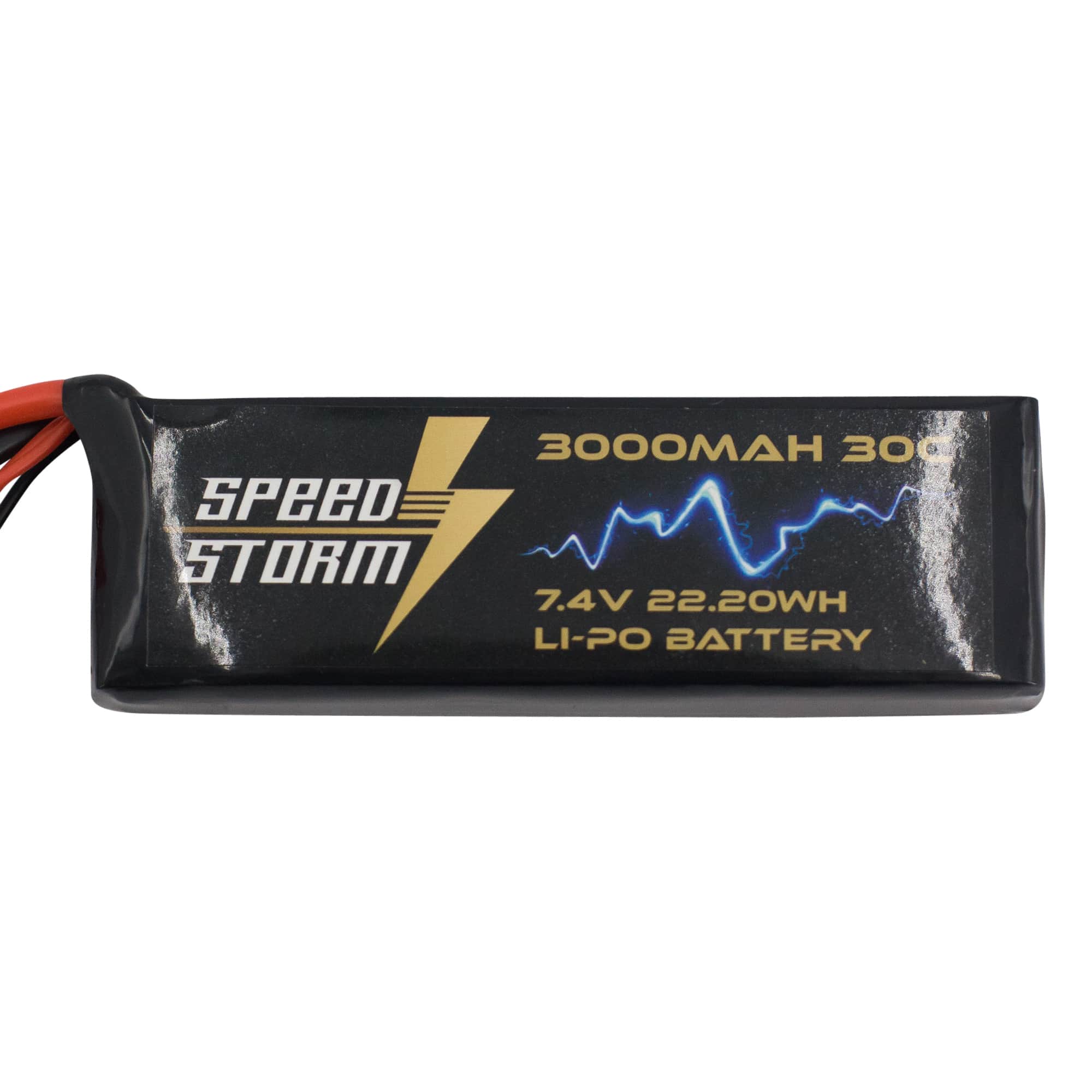картинка Аккумулятор Speed Storm Li-Po 7.4V 30C 3000 mAh разъем T-plug (Deans) - SS-2S3000-30-D 