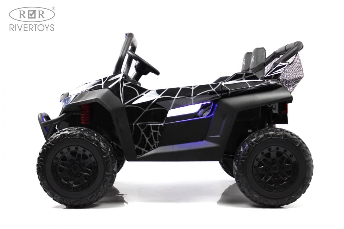 картинка Детский электромобиль T777TT 4WD черный Spider 