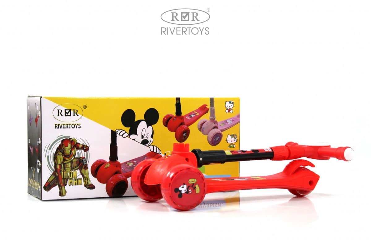 картинка Детский самокат HB-103 красный (MM) 