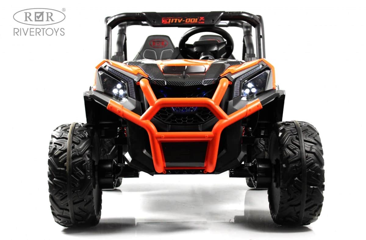картинка Детский электромобиль K777KK 4WD оранжевый 