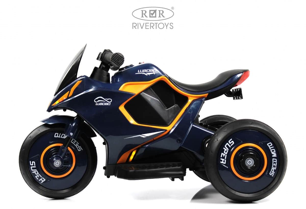 картинка Детский электромотоцикл G004GG синий 