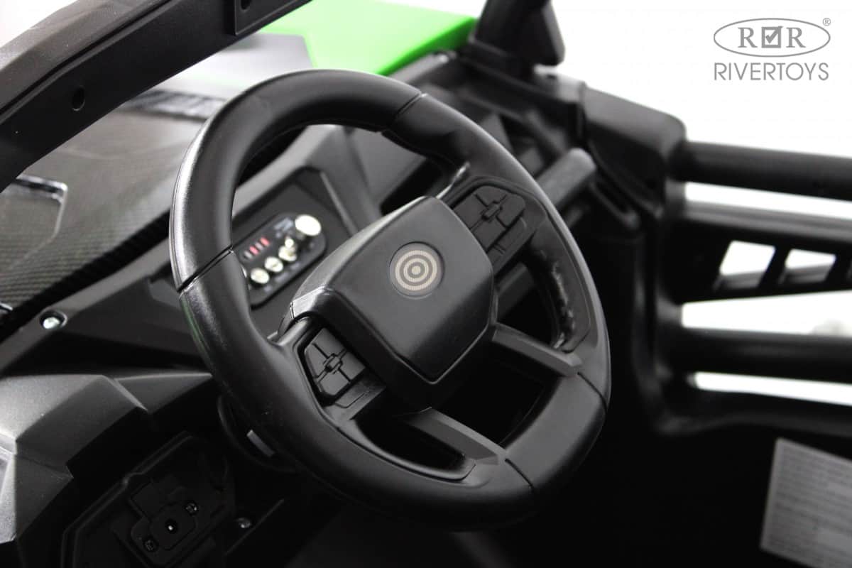картинка Детский электромобиль K555KK 4WD 24V зеленый 