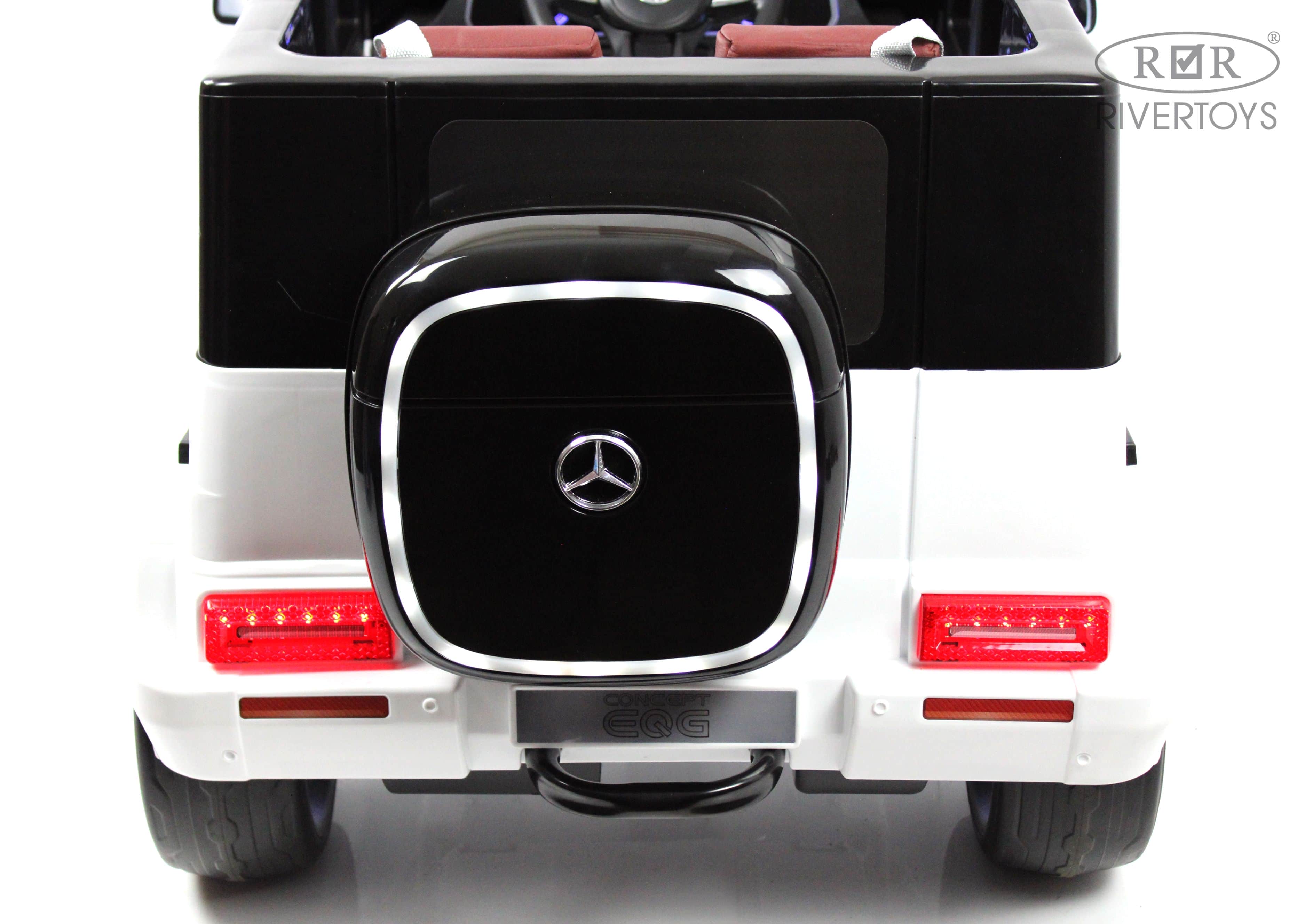 картинка Детский электромобиль Mercedes-Benz EQG (E222EE) белый 