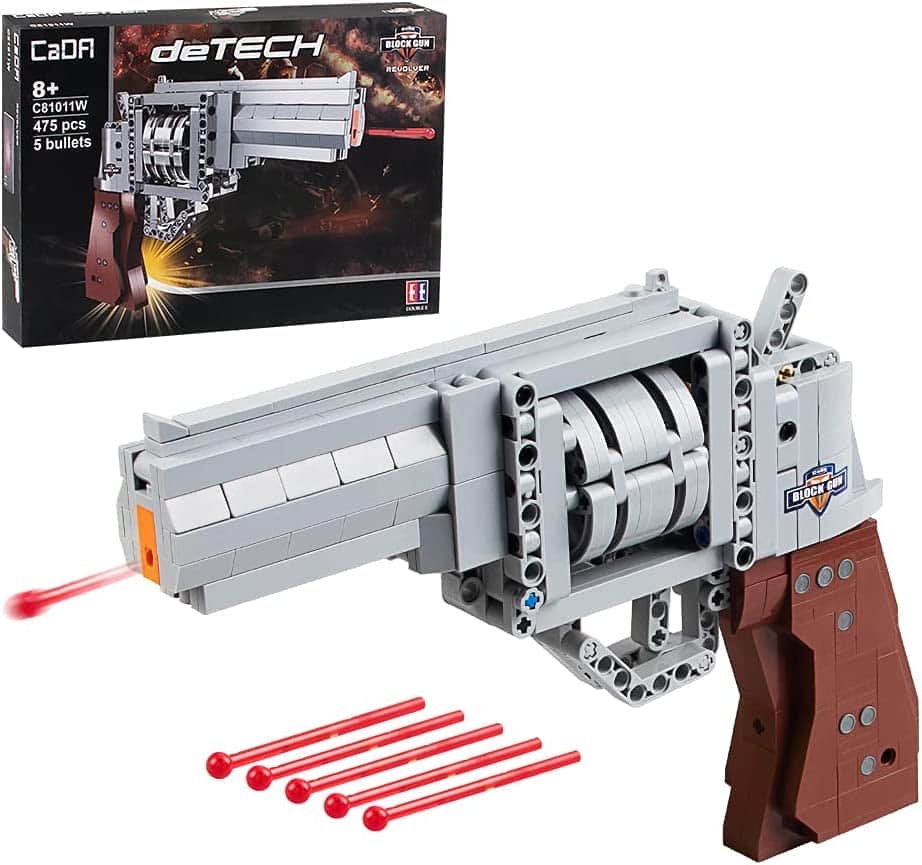 картинка Конструктор Cada deTech револьвер, 475 элементов - C81011W 