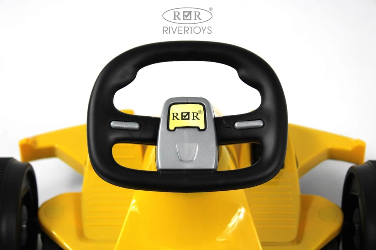 картинка Детский электромобиль K008PX желтый 