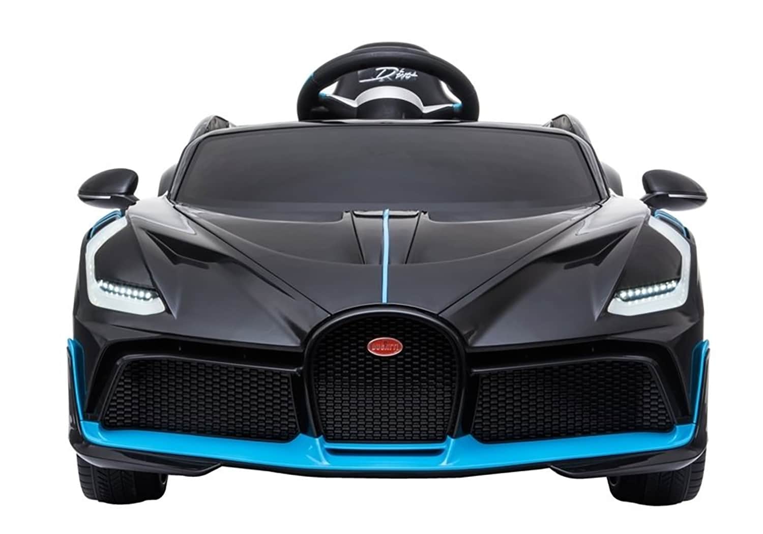 картинка Детский электромобиль Bugatti Divo (черный, 12V) - HL338 