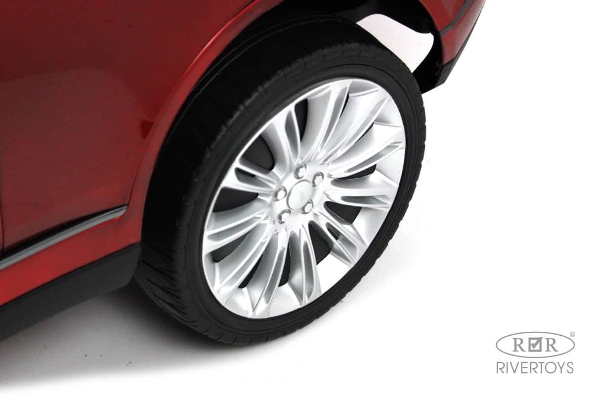 картинка Детский электромобиль Range Rover HSE 4WD (Y222YY) красный глянец 
