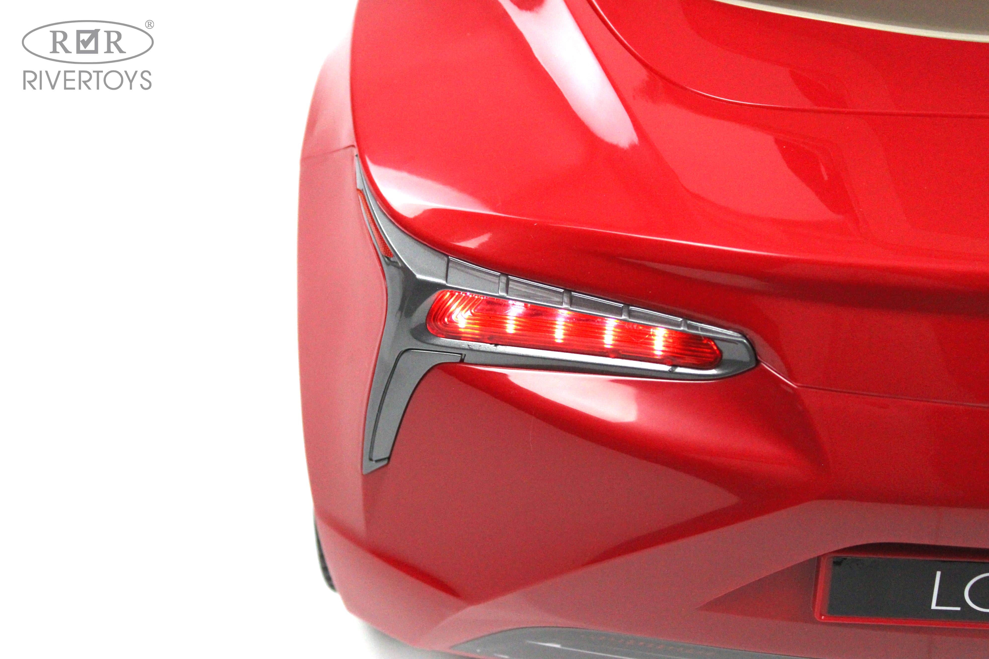 картинка Детский электромобиль Lexus LC 500 (JE1618) красный 