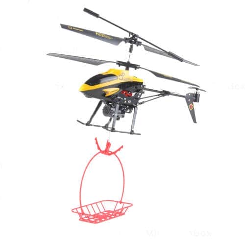 картинка Радиоуправляемый вертолет WL toys с подъемным краном - V388 