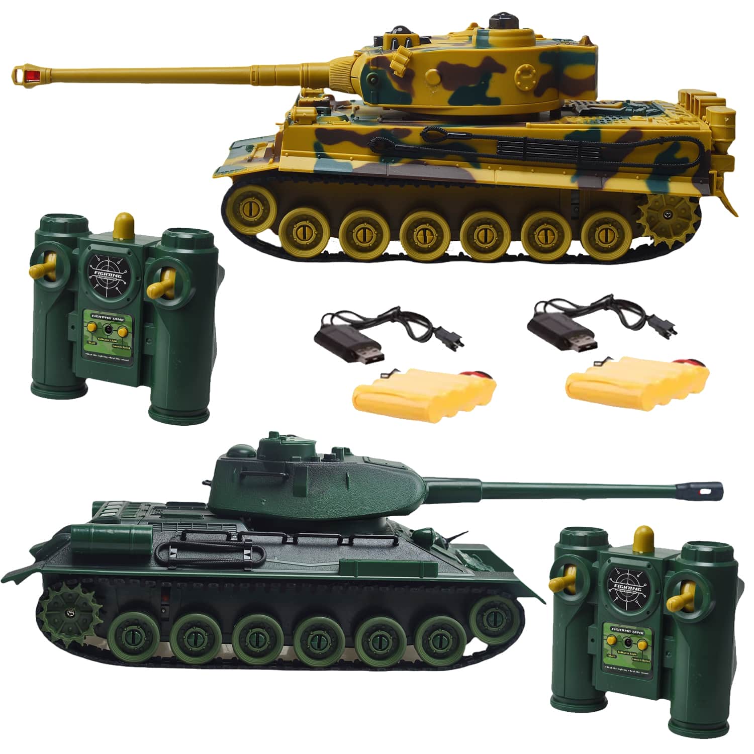 картинка Радиоуправляемый танковый бой (ТИГР I + Т-34) - RWG99854 