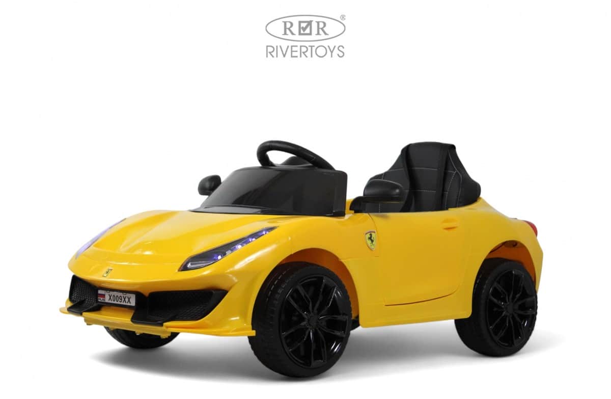 картинка Детский электромобиль X009XX желтый 