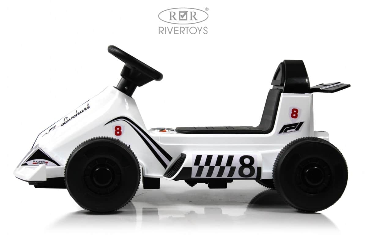 картинка Детский электромобиль K008PX белый 
