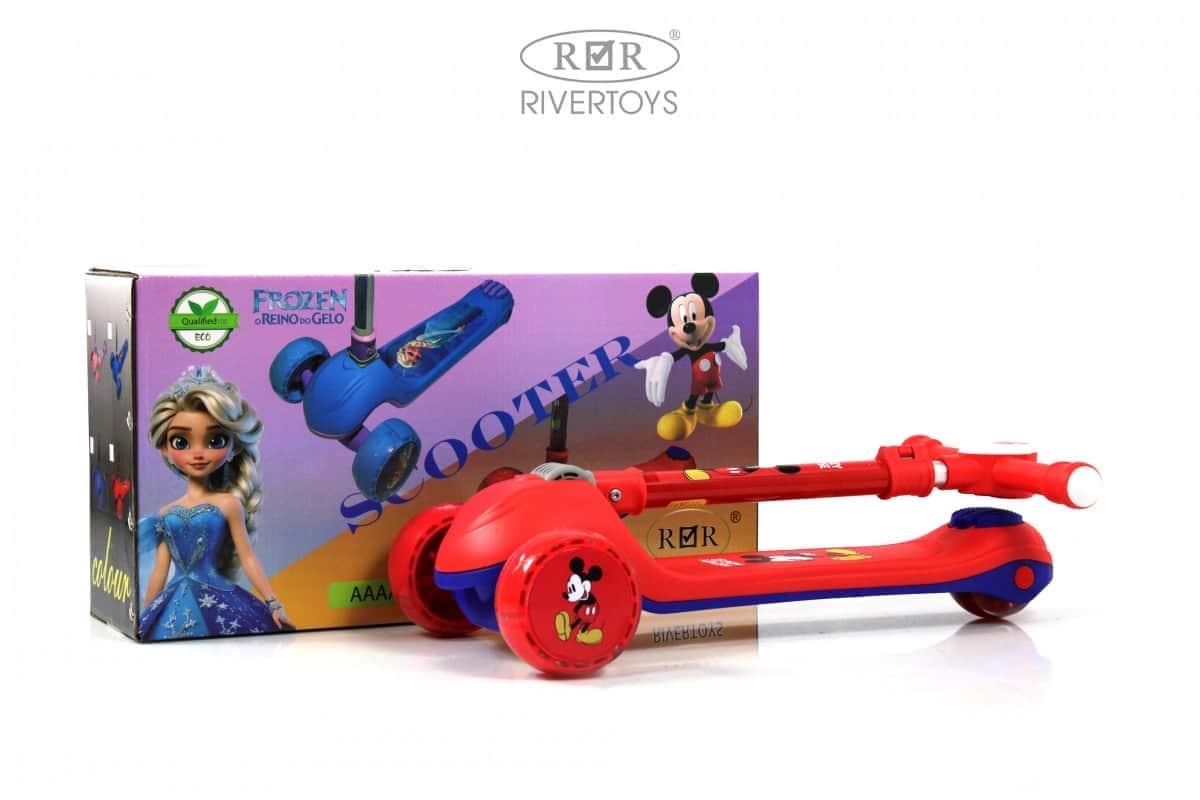 картинка Детский самокат HB-105 красный (MM) 