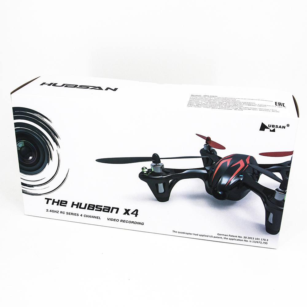 картинка Радиоуправляемый красный квадрокоптер Hubsan X4 H107C c видеокамерой 2.4G - H107C-R 