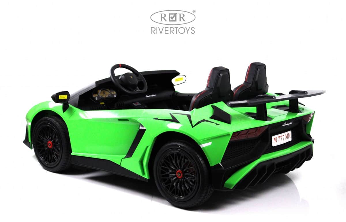 картинка Детский электромобиль Lamborghini Aventador SV (M777MM) зеленый 