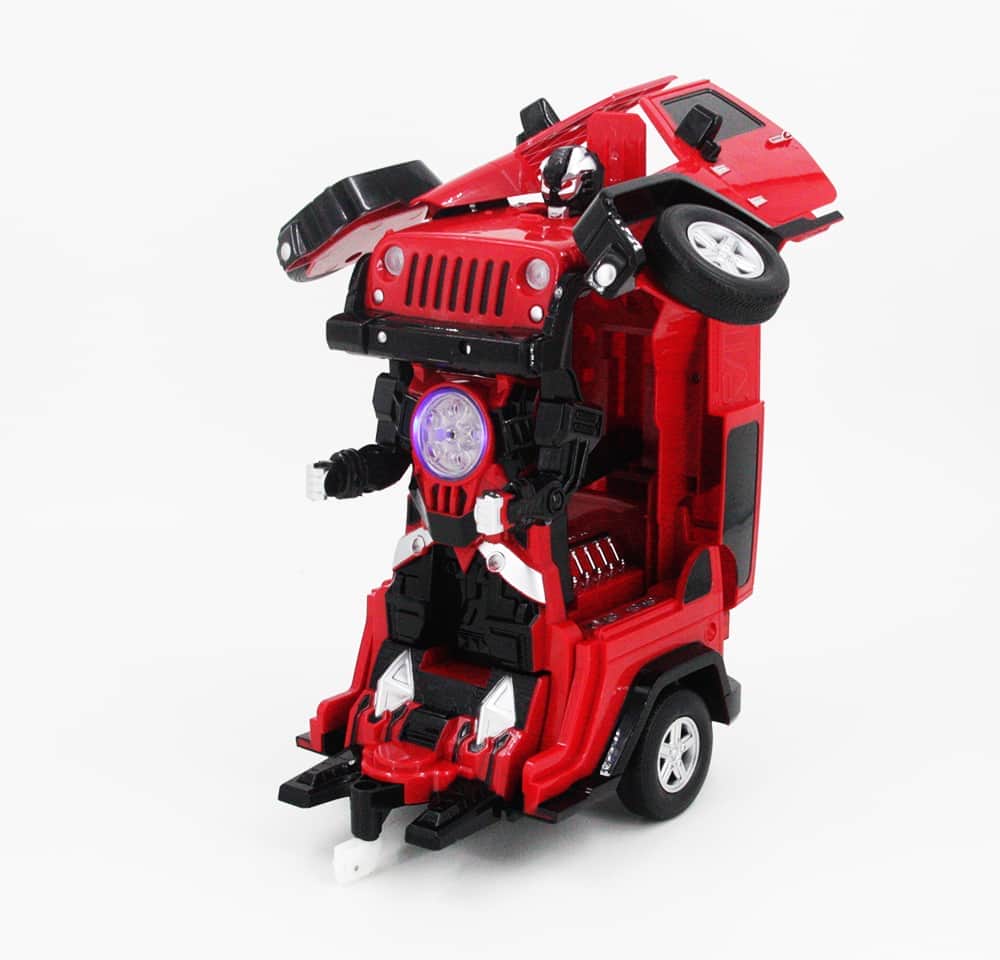 картинка Радиоуправляемый робот трансформер Jeep Rubicon Red 1:14 - 2329PF 