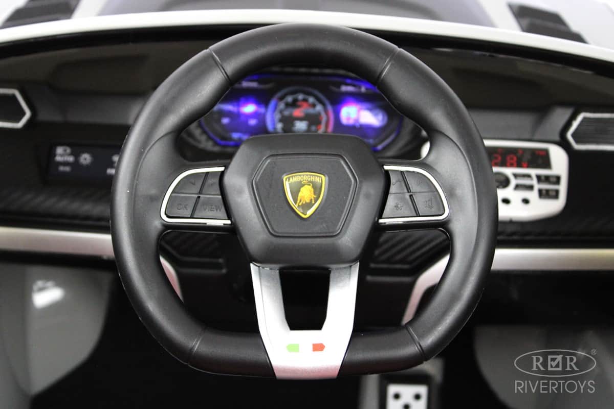 картинка Детский электромобиль Lamborghini Urus (E777EE) серый 