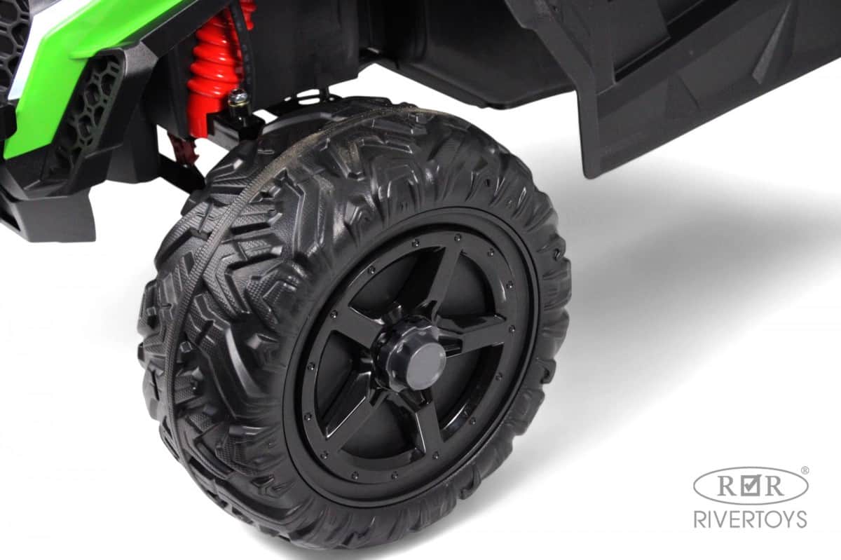 картинка Детский электромобиль K555KK 4WD 24V зеленый 