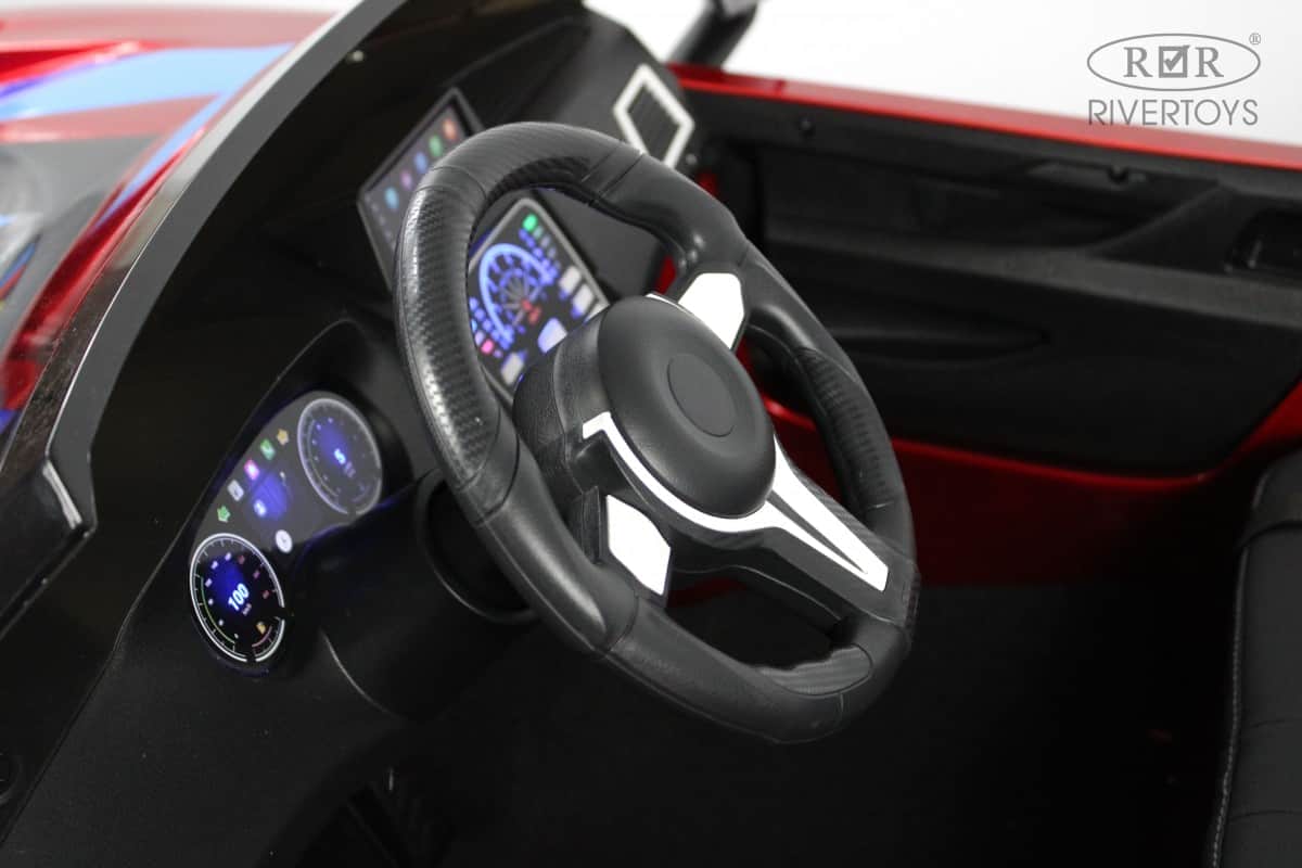картинка Детский электромобиль F555FF красный глянец 