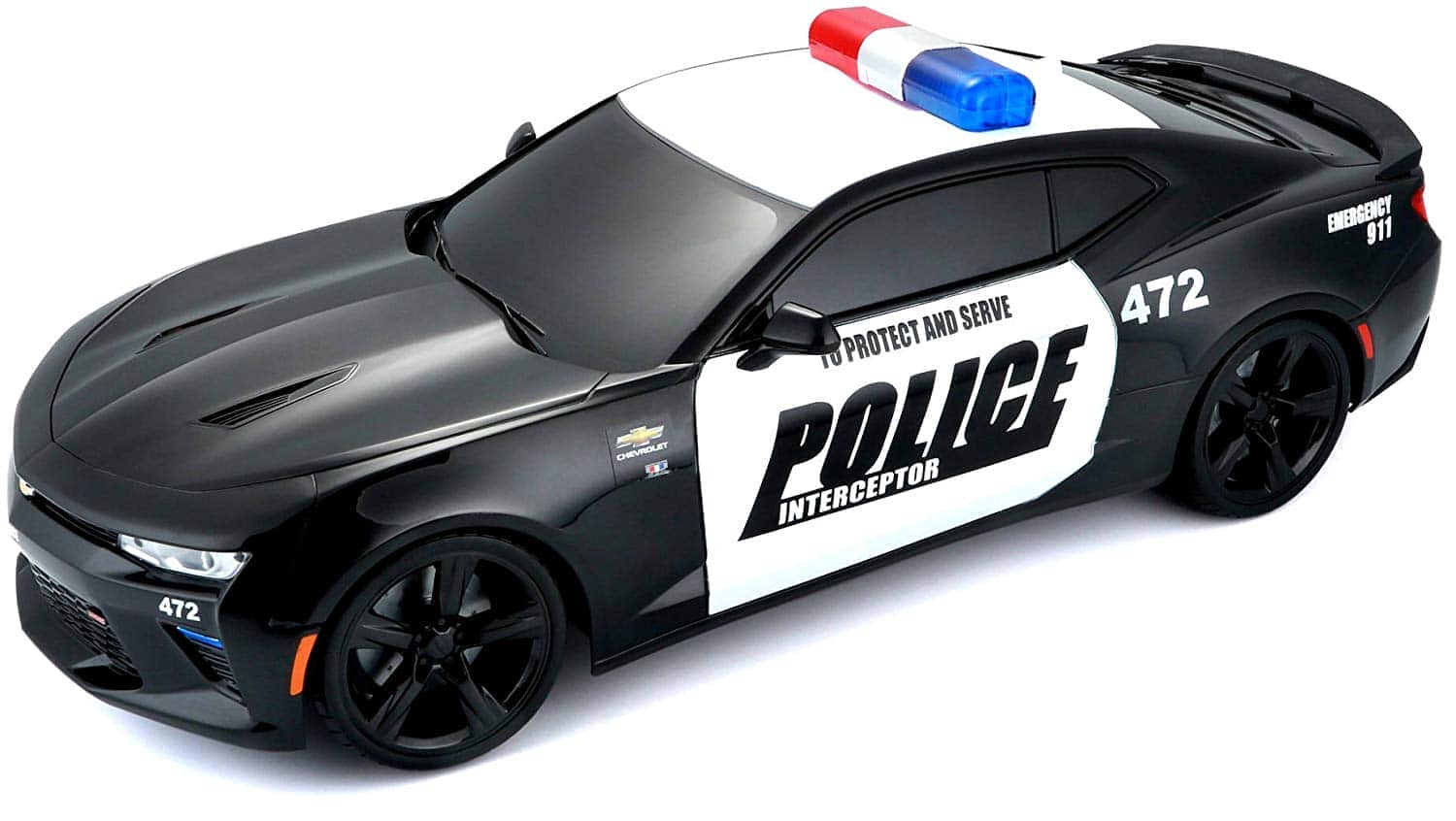 картинка Радиоуправляемая машина Chevrolet Camaro Полиция (с мигалками) 1:14 - 81276 