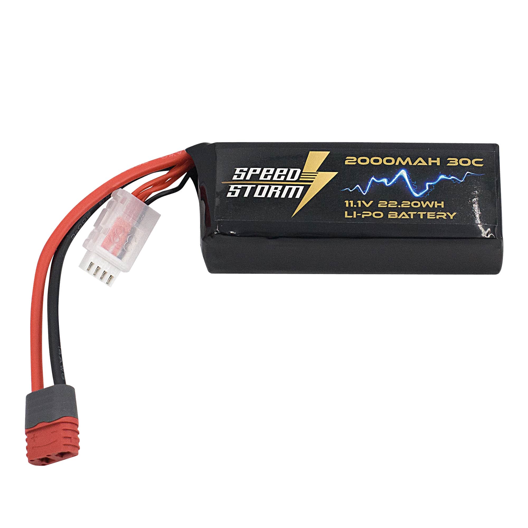 картинка Аккумулятор Speed Storm Li-Po 11.1V 30C 2000 mAh разъем T-plug (Deans) - SS-3S2000-30-D 