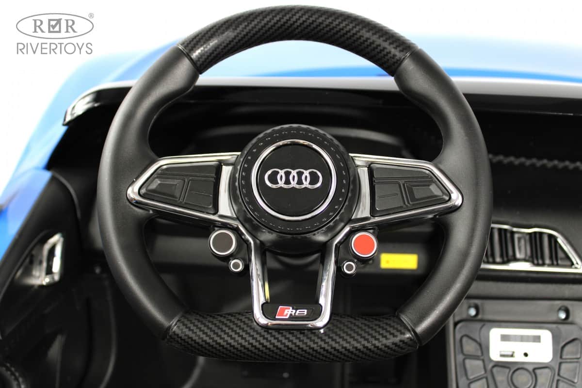 картинка Детский электромобиль AUDI R8 (M333MM) синий 