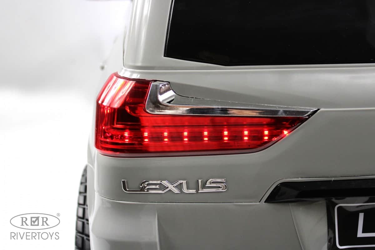 картинка Детский электромобиль Lexus 570 (E555EE) серый 