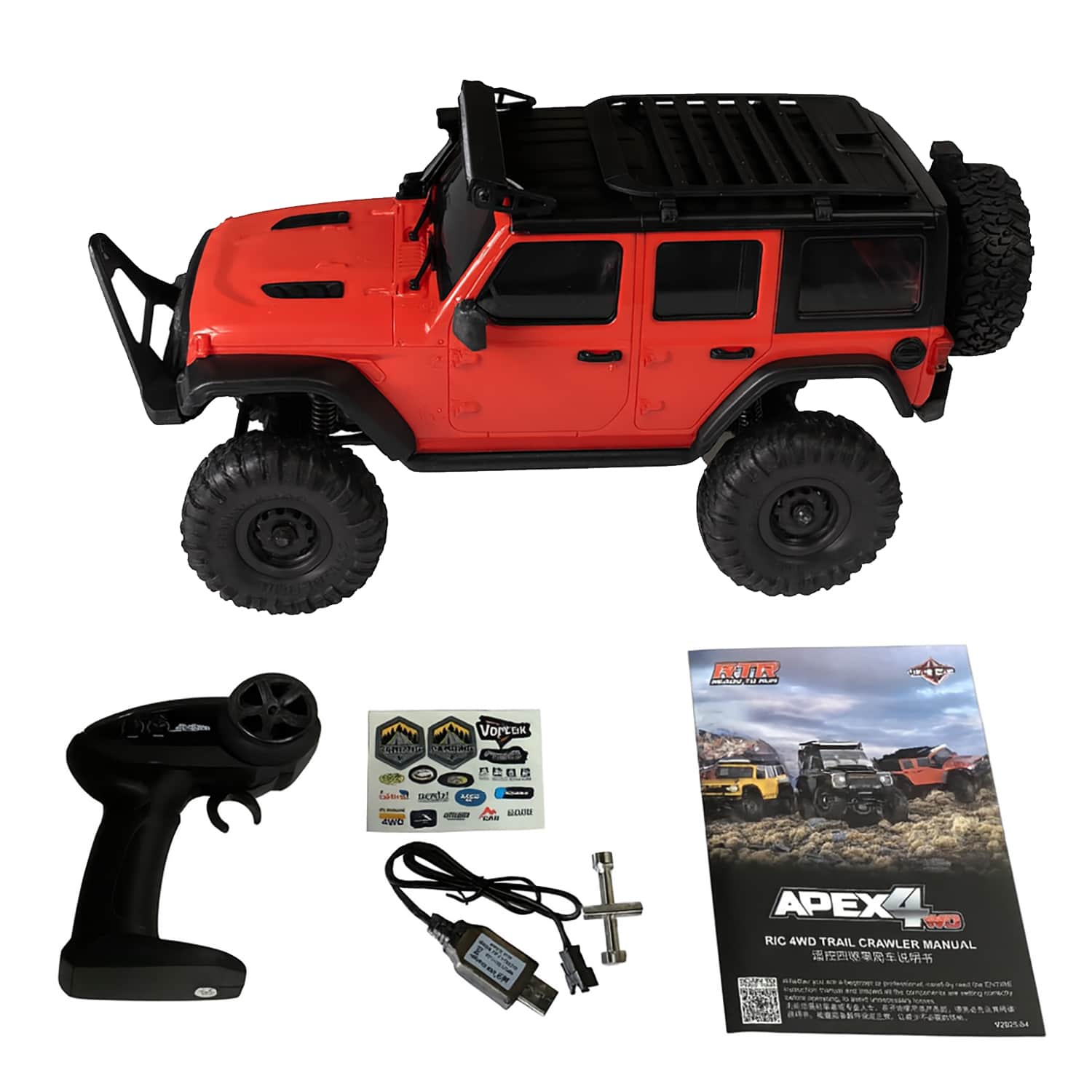 картинка Радиоуправляемый краулер HB Wrangler (32 см, 4WD, 1:16) - HB-R1604 