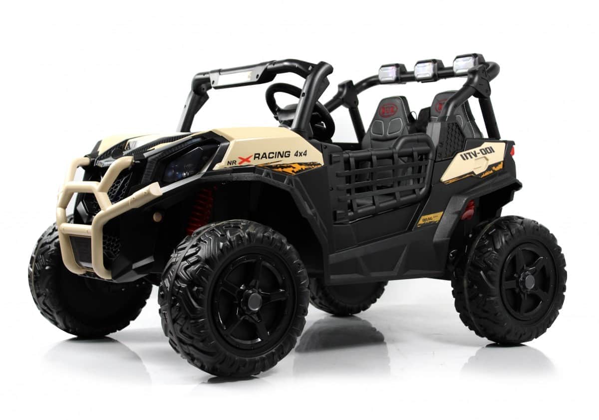 картинка Детский электромобиль K777KK LUX 4WD кремовый 
