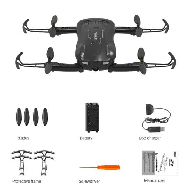 картинка Радиоуправляемый складной квадрокоптер Syma Z1 2.4G - Z1 