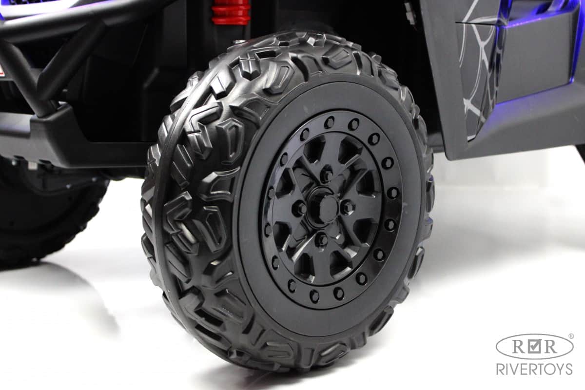 картинка Детский электромобиль T777TT 4WD черный Spider 