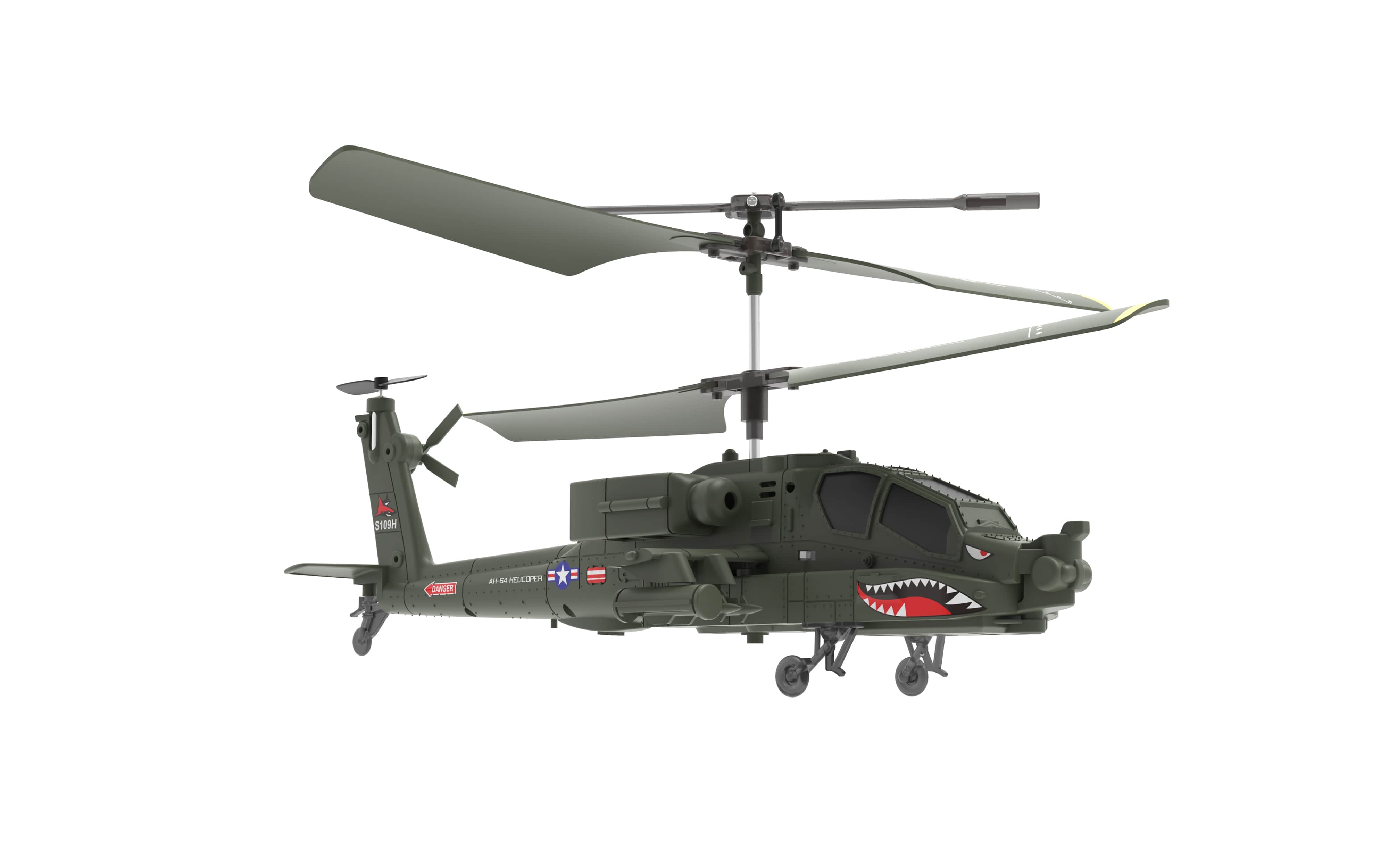картинка Радиоуправляемый вертолет Apache AH-64 - SYMA-S109H 