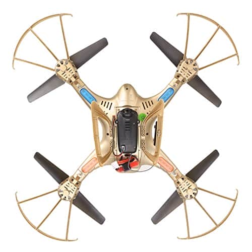 картинка Радиоуправляемый квадрокоптер с барометром MJX X401H-G (золотой) FPV 2.4G - X401H-G 