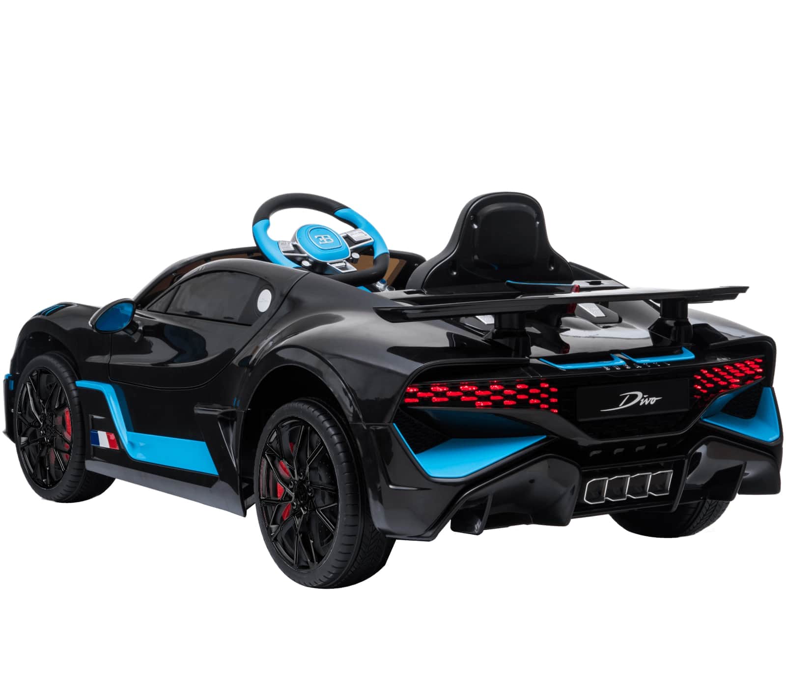 картинка Детский электромобиль Bugatti Divo 12V - BLACK - HL338 