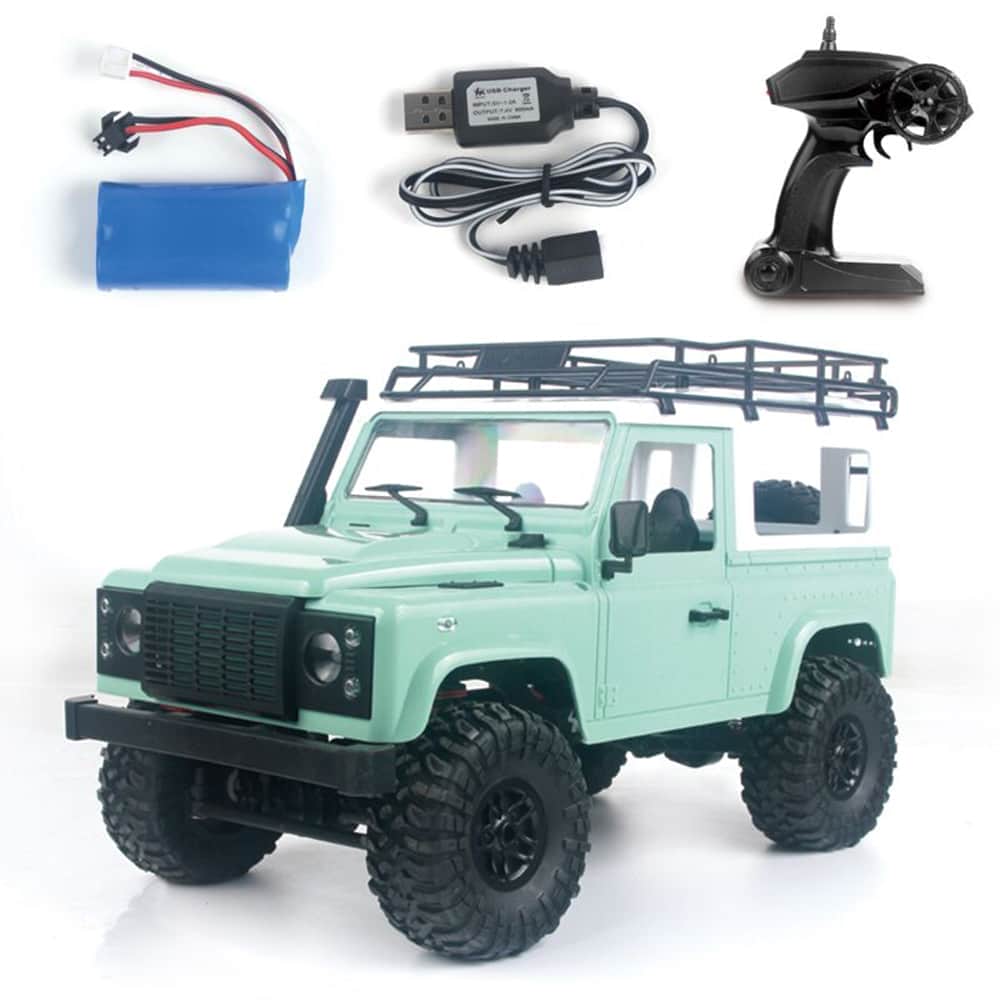 картинка Радиоуправляемый внедорожник Land Rover Defender 4WD 1:12 - MN-90-GREEN 