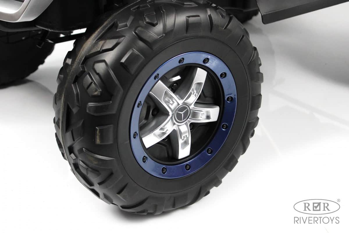 картинка Детский электромобиль Mercedes-Benz Unimog Concept (P555BP) синий глянец 